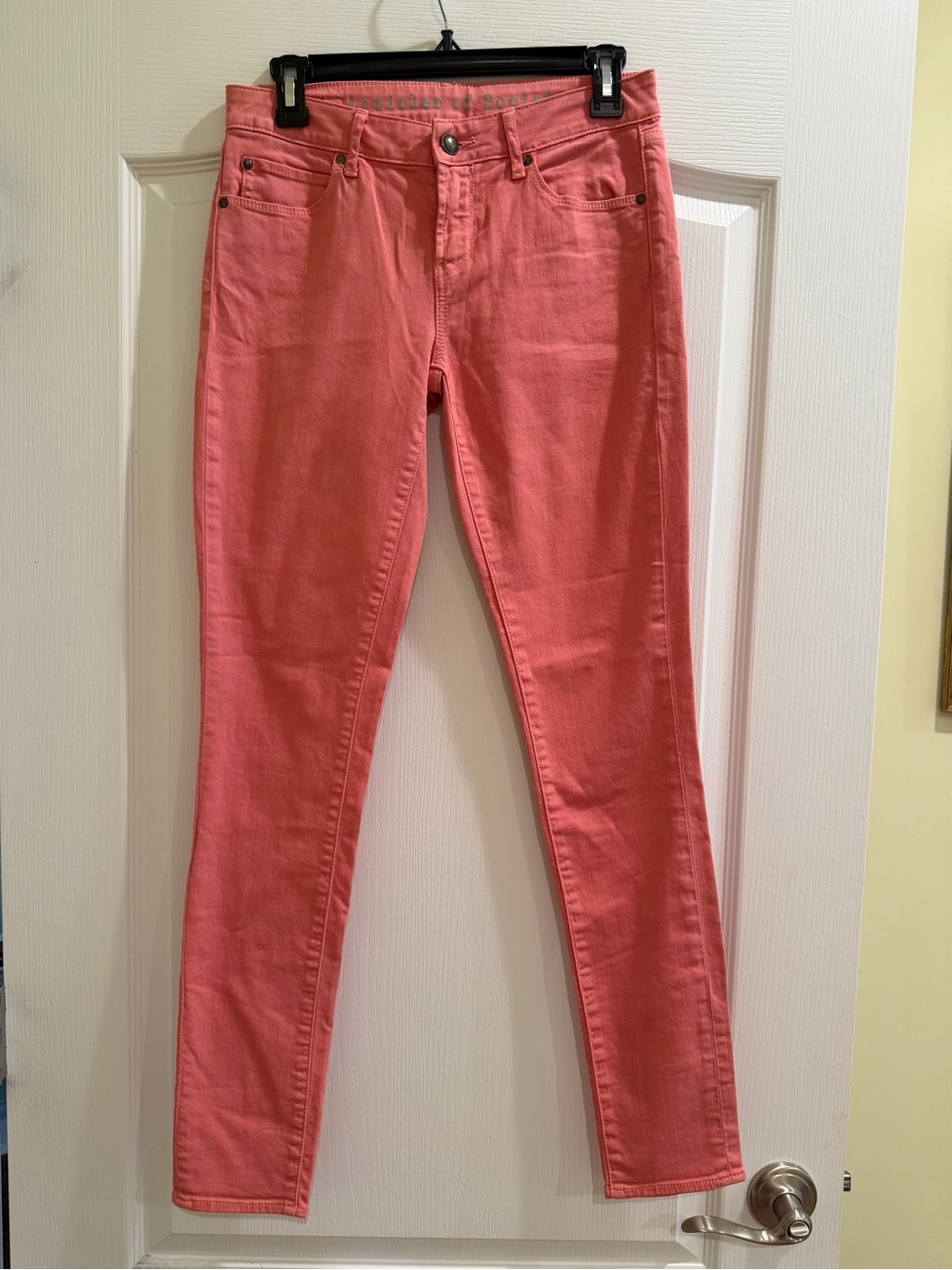Articles Of Society Coral Skinny Jeans